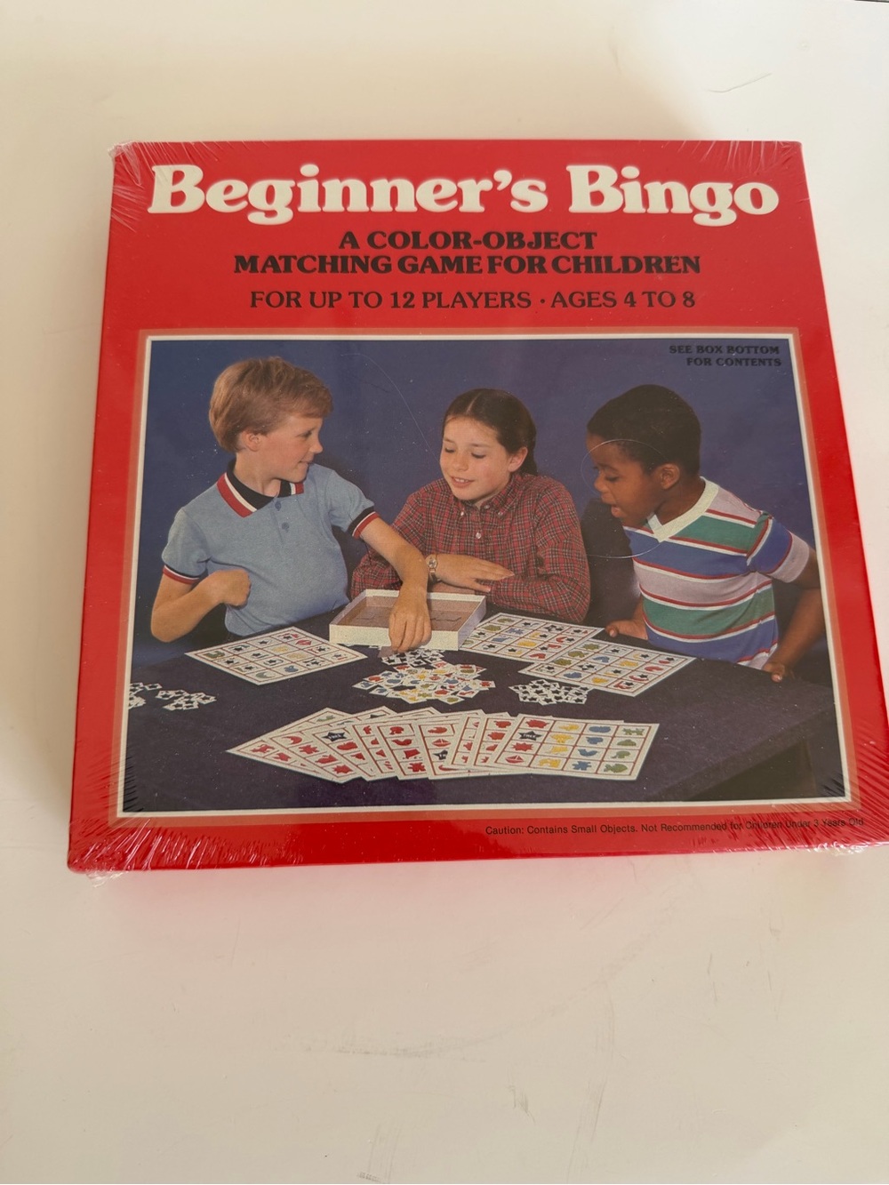 Sealed Vintage Beginner's Bingo Kids Color Matching Game Teacher Home School